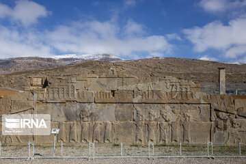 Iran's Persepolis in winter