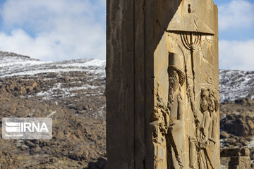 Iran's Persepolis in winter