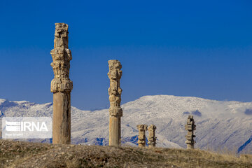 Iran's Persepolis in winter