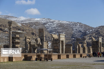 Iran's Persepolis in winter