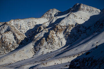 ارتفاعات سمنان در زمستان