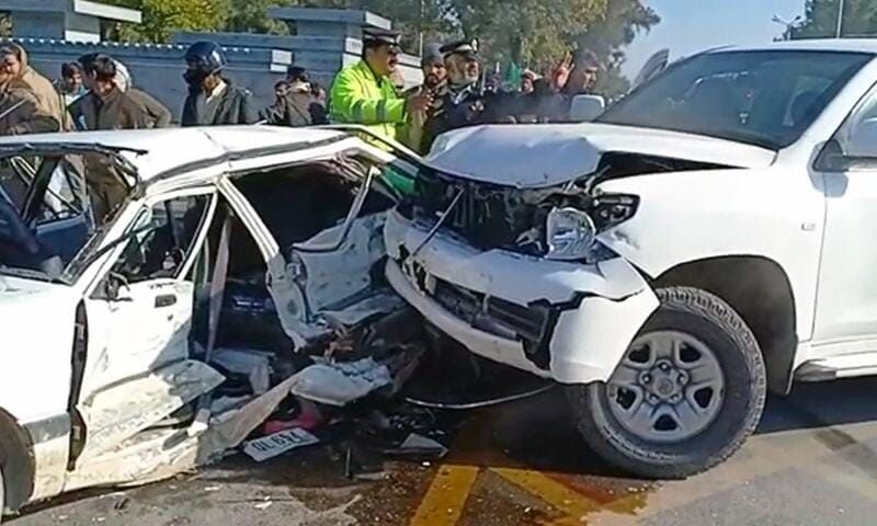 US Embassy's vehicle once again involved in Pakistan road accident 