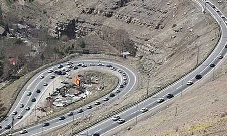 جاده کرج - چالوس بازگشایی شد