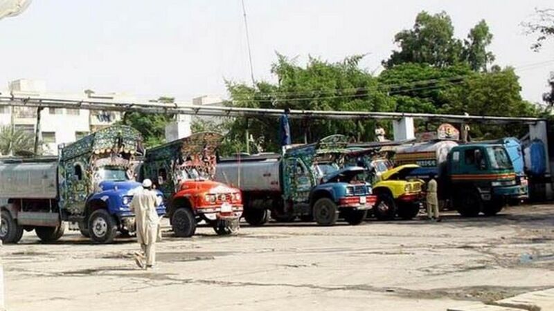 Pakistani forces in action to curb oil smuggling