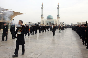 عزاداری خادمان حرم حضرت معصومه (س)