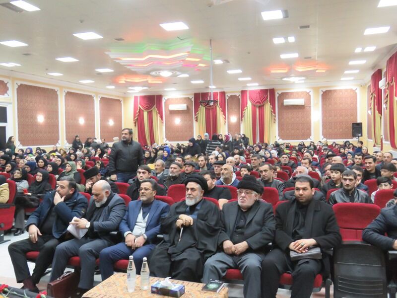 مراسم عزاداری شهادت حضرت فاطمه (س) و سردار قاسم سلیمانی در باکو برگزار شد