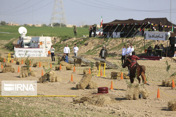 Equestrian games in southwestern Iran