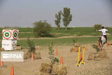 Equestrian games in southwestern Iran