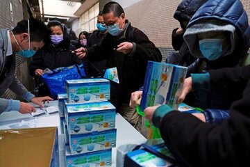 تهیه اقلام بهداشتی برای ایرانیان شرق چین