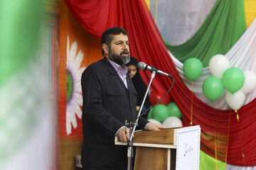 آیین نواختن زنگ چهل و یکمین سالگرد پیروزی انقلاب اسلامی در اهواز