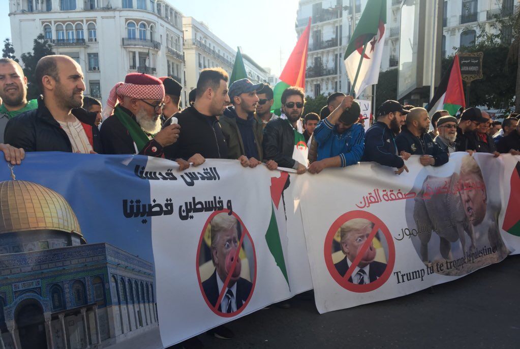 مخالفت مردم الجزایر با معامله قرن ترامپ