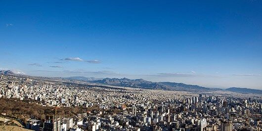 کیفیت هوای تهران در مدار سلامت