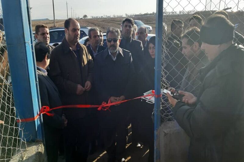 یک سامانه آبیاری تحت فشار در بویین زهرا افتتاح شد