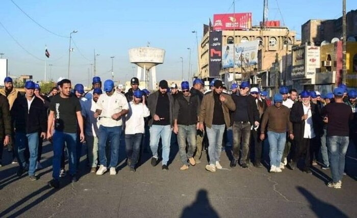 مقتدا صدر «کلاه آبی‌ها» را از میدان تحریر بغداد خارج کرد