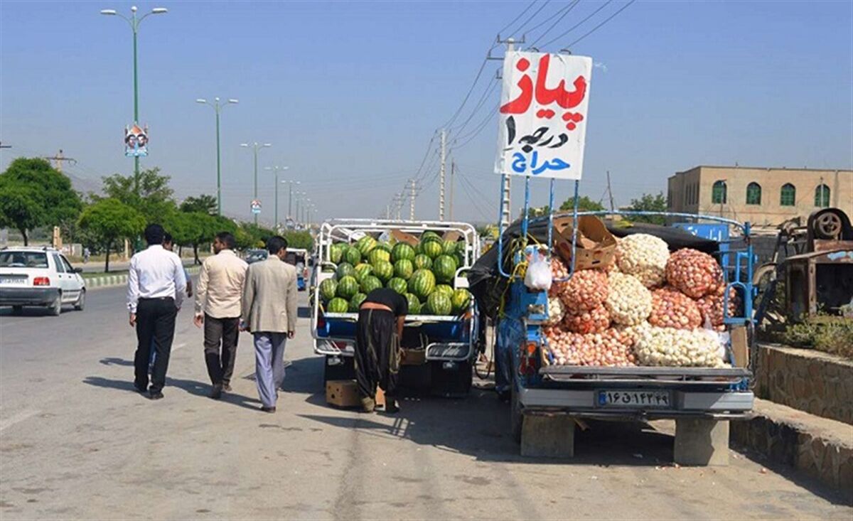 معادله چندمجهولی دستفروشی میوه در کرمان