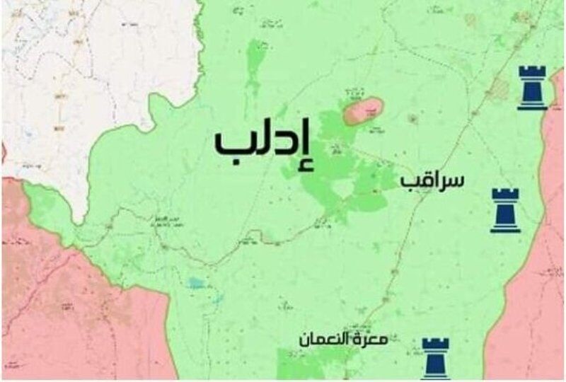 پیشروی ارتش سوریه در جنوب ادلب؛ محاصره تروریست‌ها در سراقب
