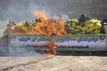 امحا ۱۳ تن مواد مخدر غیردارویی در شیراز