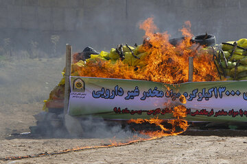 امحا ۱۳ تن مواد مخدر غیردارویی در شیراز