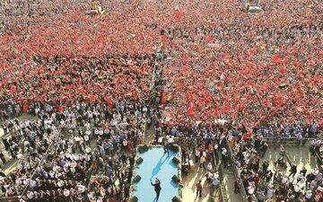 صدها هزار نفر از شهروندان ترکیه به طرح معامله قرن اعتراض کردند
