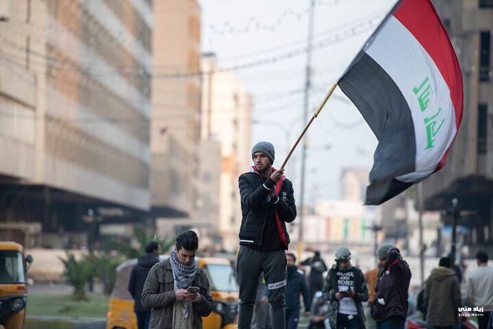 نصف شدن جغرافیای اعتراضات در بغداد  