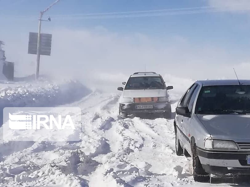 برف جاده جنگلی دالخانی رامسر را بست 