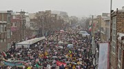 نمایش پویایی انقلاب در راهپیمایی ۲۲ بهمن مردم استان مرکزی