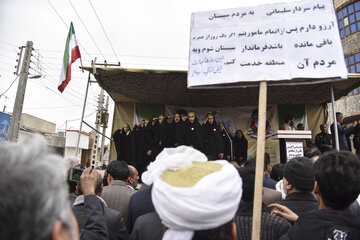راهپیمایی 22 بهمن در زابل