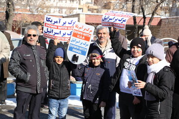 راهپیمایی 22 بهمن در منطقه آزاد ماکو