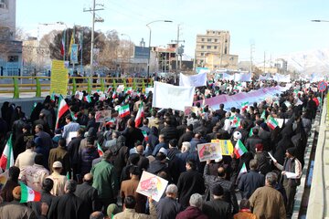 شکوه حضور مردم در راهپیمایی 22بهمن ایلام