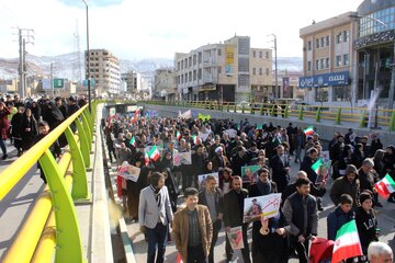 شکوه حضور مردم در راهپیمایی 22بهمن ایلام