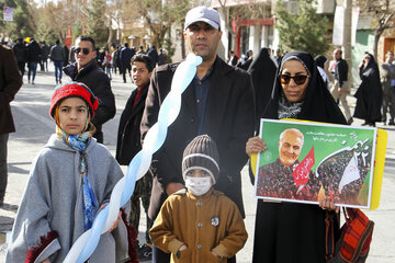 راهپیمایی 22 بهمن در کرمان