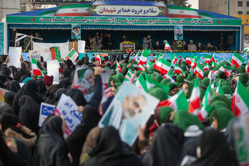 مراسم راهپیمایی یوم الله ۲۲ بهمن در شهر کرمانشاه