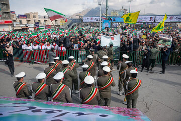 مراسم راهپیمایی یوم الله ۲۲ بهمن در شهر کرمانشاه