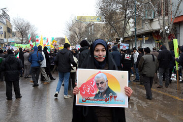 راهپیمایی 22 بهمن در زنجان