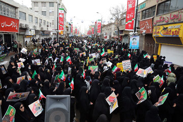 راهپیمایی 22 بهمن در زنجان