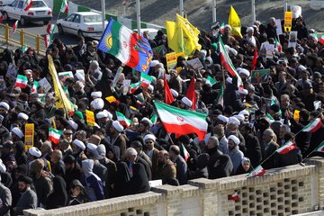 راهپیمایی 22 بهمن در قم