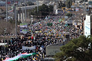 راهپیمایی 22 بهمن در قم