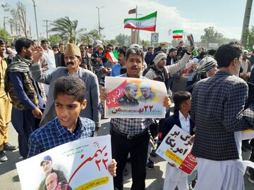 راهپیمایی ۲۲ بهمن در شهرستان ها