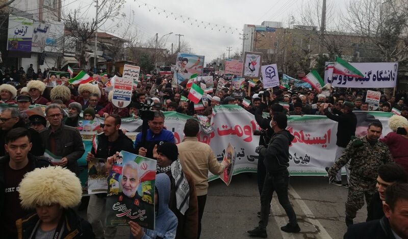 راهپیمایی ۲۲ بهمن، تجلی وحدت شیعه و سنی در شرق گلستان