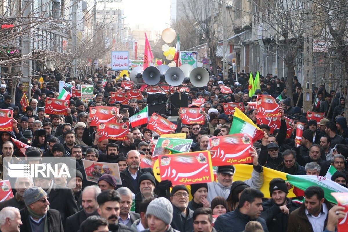 بیعت مجدد مردم پلدختر در 22 بهمن با آرمانهای انقلاب