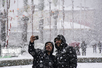 Snowy days in northern Iran