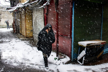 Snowy days in northern Iran