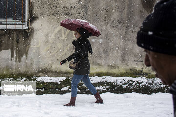 Snowy days in northern Iran