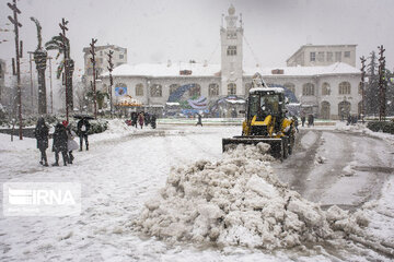 Snowy days in northern Iran