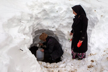 سختی های زندگی پس از برف در روستاهای سیاهکل‎