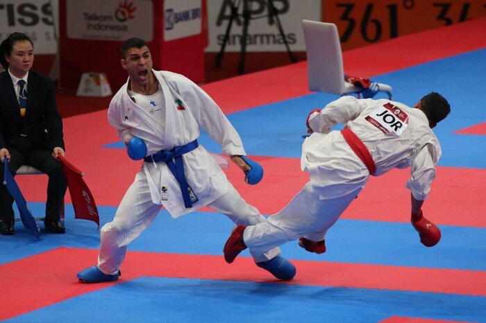Iranian karatekas grab gold, silver medals at Dubai Premier League