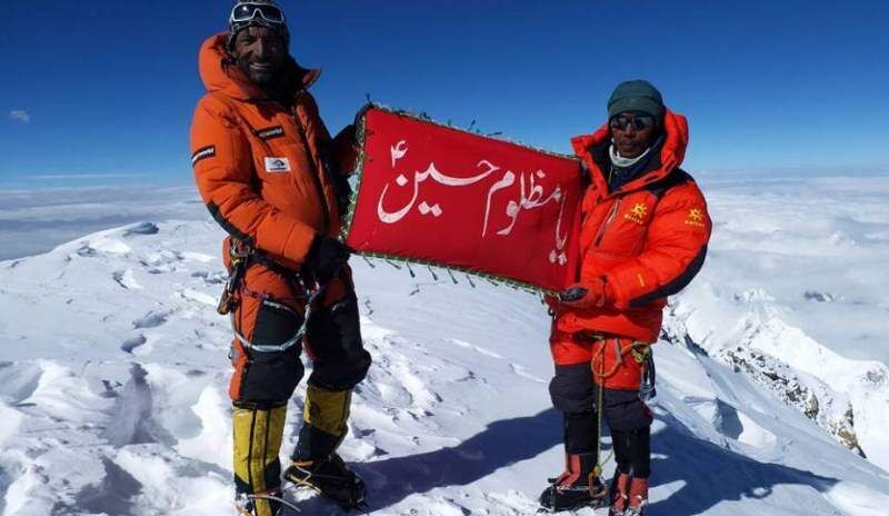 مشہد میں پاکستانی کوہ پیما کو خراج عقیدت مشہد میں پاکستانی کوہ پیما کو خراج عقیدت