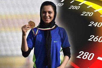La coureuse iranienne s'est classée première à la Coupe d'Istanbul