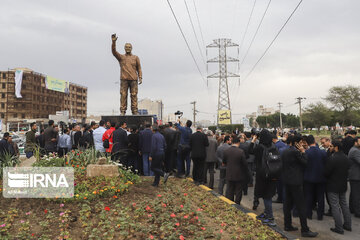 Ahvaz’da General Şehit Süleymani heykelinin açılışından kareler