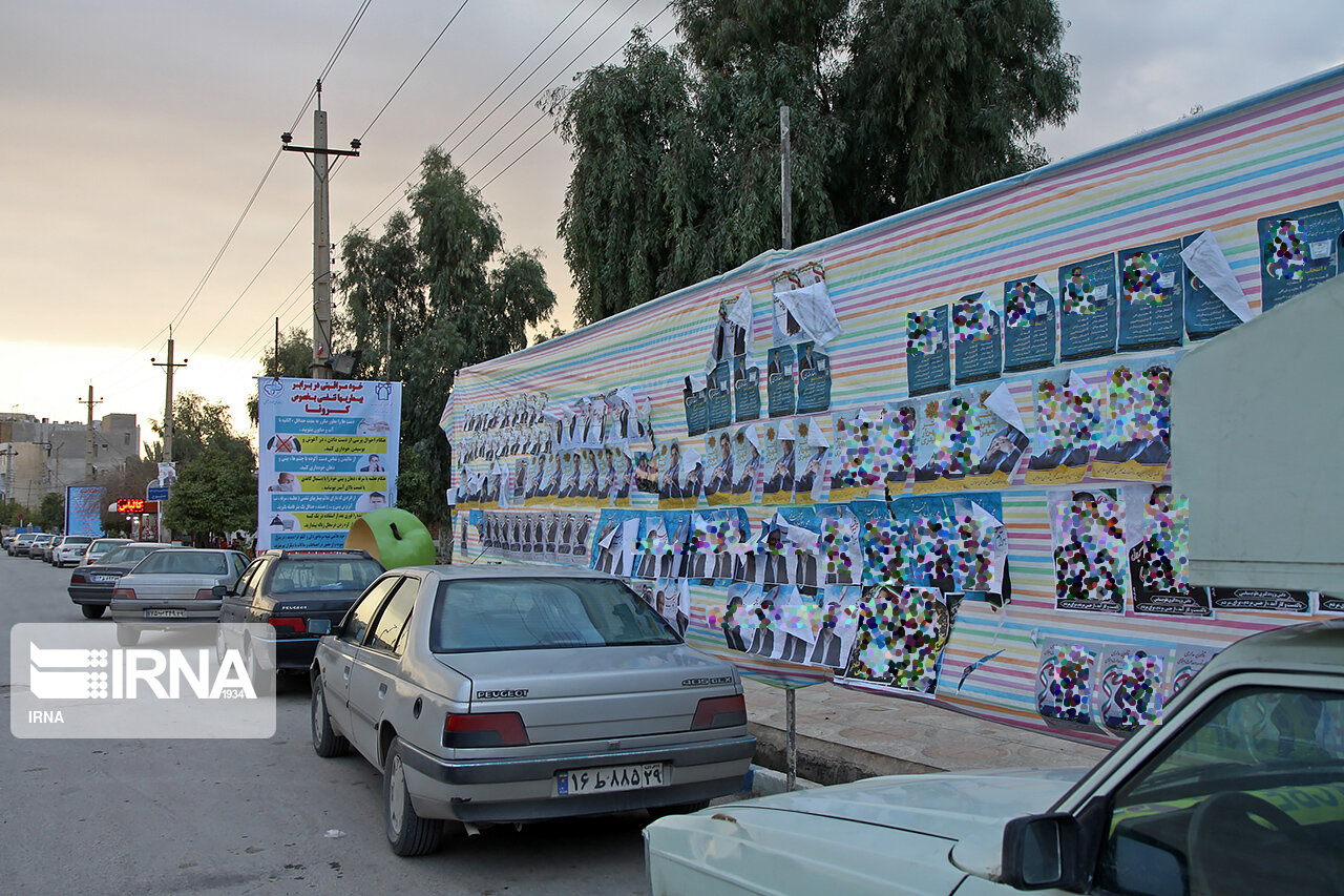 شهرداری کرمانشاه ١٠٠ نقطه شهر را به تبلیغات محیطی انتخابات اختصاص داد